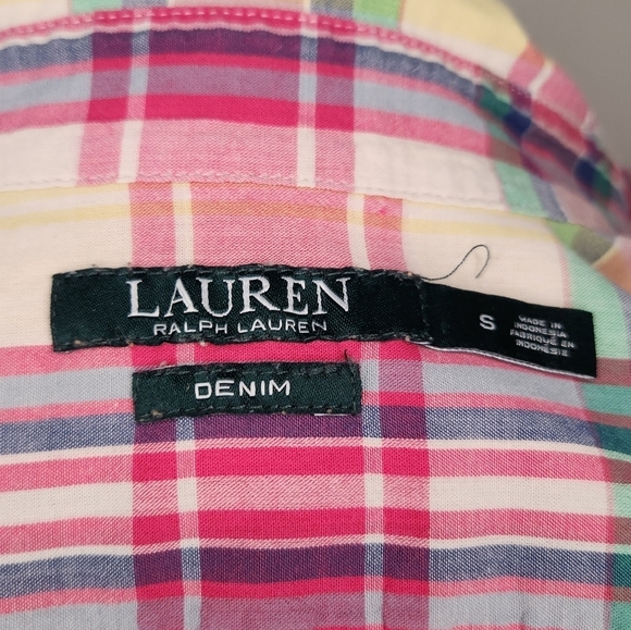 Ralph Lauren Pink Plaid Safari Shirt - Picture 11 of 13